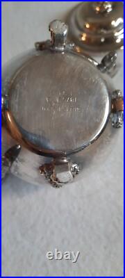 Vintage Sheets R. S. Co. Silver Plate Set 4 Piece-Coffee, Tea, Creamer & Sugar