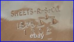 Vintage Sheets R. S. Co. Silver Plate Set 4 Piece-Coffee, Tea, Creamer & Sugar