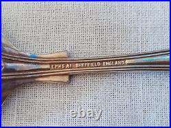 Vintage Sheffield Cutlery Set EPNS Silver Plate & Stainless Steel Mix 61 Pieces