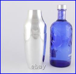Vintage Silver Plate 2 Piece Modernist Boston Style Cocktail Shaker. JG Galand