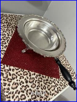 Vintage Silver Plate Chafing Dish Spring Flower Six Pieces NEW