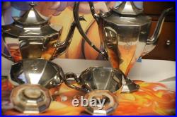 Vintage Silver Plate Tea /Coffee 4 Piece Sets EPNS Hallmarked Reed Barton