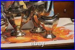 Vintage Silver Plate Tea /Coffee 4 Piece Sets EPNS Hallmarked Reed Barton