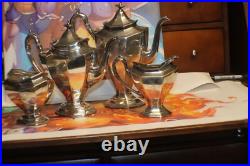 Vintage Silver Plate Tea /Coffee 4 Piece Sets EPNS Hallmarked Reed Barton