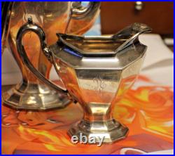 Vintage Silver Plate Tea /Coffee 4 Piece Sets EPNS Hallmarked Reed Barton