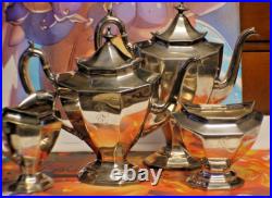 Vintage Silver Plate Tea /Coffee 4 Piece Sets EPNS Hallmarked Reed Barton