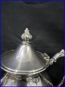 Vintage Silver Plate Tea Set Coffee Service 4 Piece