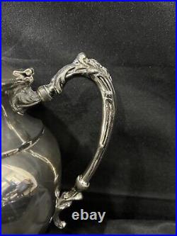 Vintage Silver Plate Tea Set Coffee Service 4 Piece