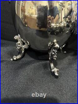 Vintage Silver Plate Tea Set Coffee Service 4 Piece