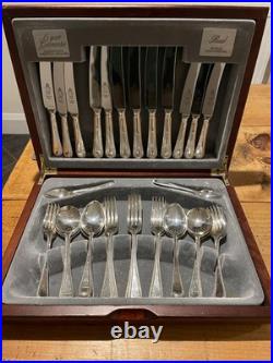 Vintage Silver Plated 42-Piece Cutlery Set