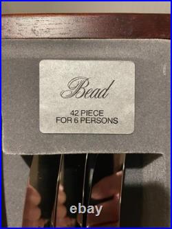 Vintage Silver Plated 42-Piece Cutlery Set