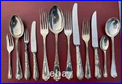 Vintage Silver Plated Canteen Cutlery 118 Pieces, Roberts & Dore, 12 Places