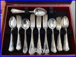 Vintage Silver Plated Canteen Cutlery 118 Pieces, Roberts & Dore, 12 Places