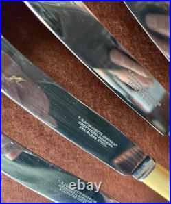 Vintage Silver Plated Canteen Cutlery 67 Pieces, 6 Places, Humphries Graham 1933