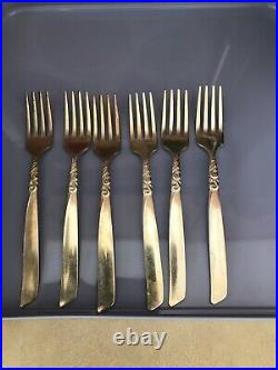 Vintage Silver Plated Part Cutlery Set Of 44 Pieces Community