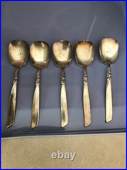 Vintage Silver Plated Part Cutlery Set Of 44 Pieces Community