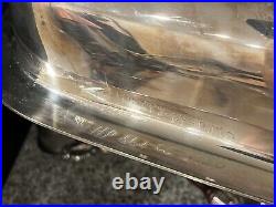 Vintage Silverplate Chafing Dish 5 Piece Set Poole Silver 1032 ESTATE QUALITY