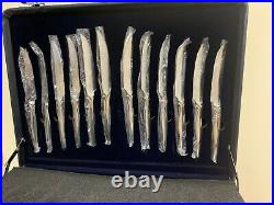 Vintage Suissine 83 piece silver gold plated cutlery set
