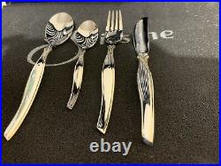 Vintage Suissine 83 piece silver gold plated cutlery set