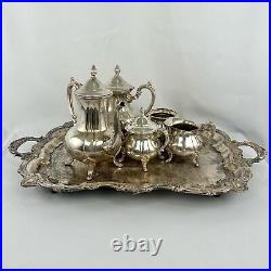 Vintage Towle Silver Plate 6-Piece Tea Set
