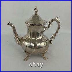 Vintage Towle Silver Plate 6-Piece Tea Set