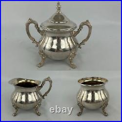 Vintage Towle Silver Plate 6-Piece Tea Set
