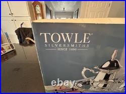 Vintage Towle Silversmiths Childrens 5 piece Silver plate Coffee And Tea Set