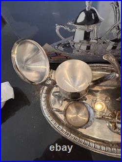 Vintage Towle Silversmiths Childrens 5 piece Silver plate Coffee And Tea Set