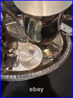 Vintage Towle Silversmiths Childrens 5 piece Silver plate Coffee And Tea Set