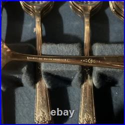 Vintage Tudor silver Plate By Oneida Community Silversmiths Flatware 53 Pieces