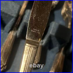 Vintage Tudor silver Plate By Oneida Community Silversmiths Flatware 53 Pieces