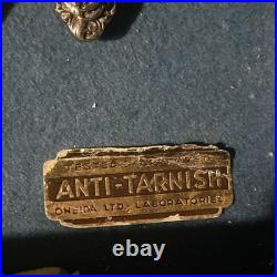 Vintage Tudor silver Plate By Oneida Community Silversmiths Flatware 53 Pieces