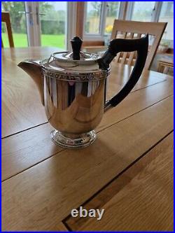 Vintage Viners Alpha Silver Plated Tea Set 4 Pieces