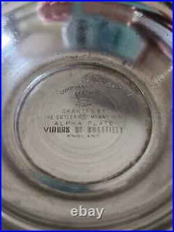Vintage Viners Alpha Silver Plated Tea Set 4 Pieces