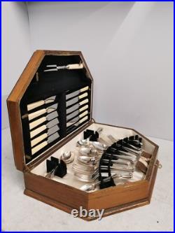 Vintage Viners Ltd Sheffield EPNS Electro Plate 53 Piece Canteen of Cutlery