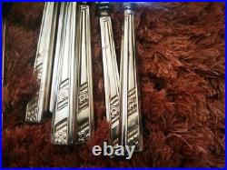 Vintage Viners Of Sheffield Silver Plate Cutlery Set, 6 Of Everything 42 Pieces