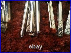 Vintage Viners Of Sheffield Silver Plate Cutlery Set, 6 Of Everything 42 Pieces