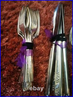 Vintage Viners Of Sheffield Silver Plate Cutlery Set, 6 Of Everything 42 Pieces
