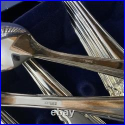 Vintage Viners Silver Plate EPNS Canteen Cutlery Dubarry Pattern 58 Pieces