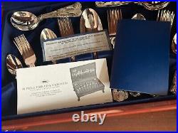 Vintage Viners Silver Plate Embassy Canteen Cutlery 58 Pieces Brand New