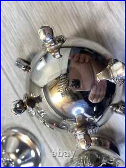 Vintage Viners Silver Plated 4 Pieces Coffee/ Tea Set Heavy Quality