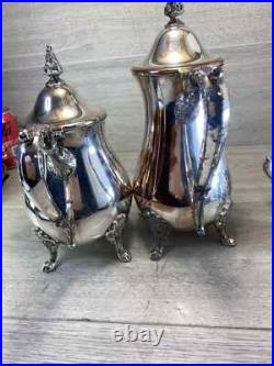 Vintage Viners Silver Plated 4 Pieces Coffee/ Tea Set Heavy Quality