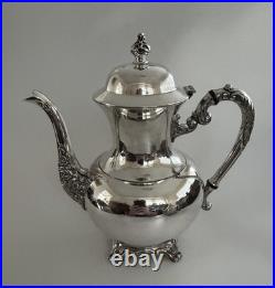 Vintage'WM. A. Rogers', 4 Piece Silver Plated Tea Set