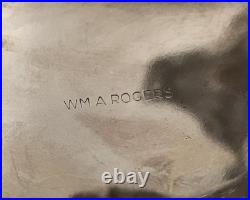 Vintage'WM. A. Rogers', 4 Piece Silver Plated Tea Set