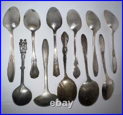 Vintage WM Rogers International Silver / Silverplate Flatware Lot 125 pieces