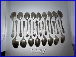 Vintage WM Rogers International Silver / Silverplate Flatware Lot 125 pieces