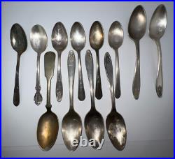 Vintage WM Rogers International Silver / Silverplate Flatware Lot 125 pieces