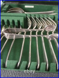 Vintage Walker & Hall 38 Piece Cutlery Set