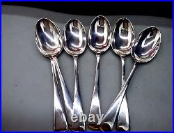 Vintage Walker&Hall Silver Cutlery 74 Pieces Set Canteen Wooden Sheffield