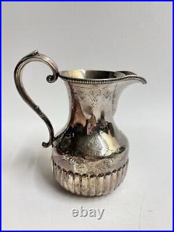 Vintage Walker & Hall Silver Plate 4-Piece Tea Set 3053